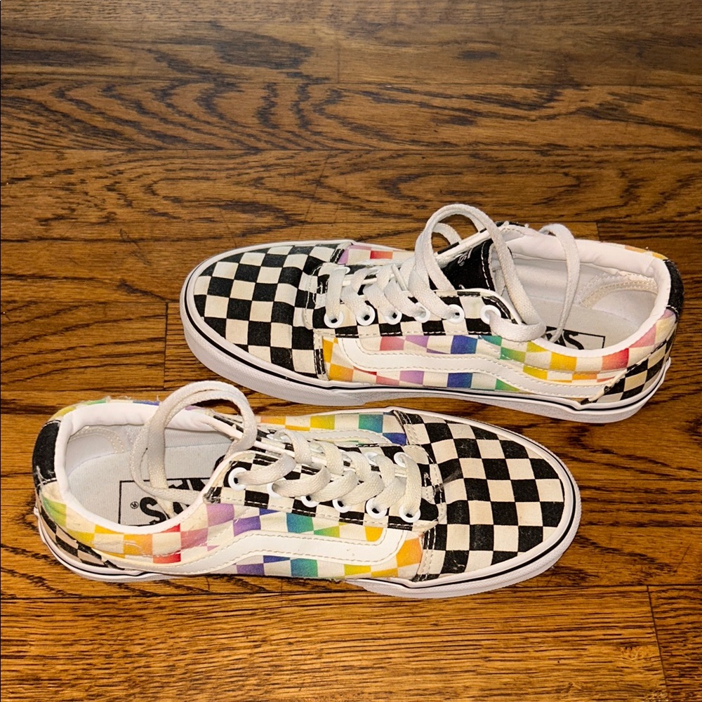 Vans Multicolor Checkered Sneakers - Picture 10 of 10